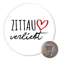 Magnet Zittau verliebt 59mm K&uuml;hlschrankmagnet