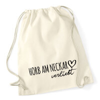 Turnbeutel Horb am Neckar verliebt 12 Liter