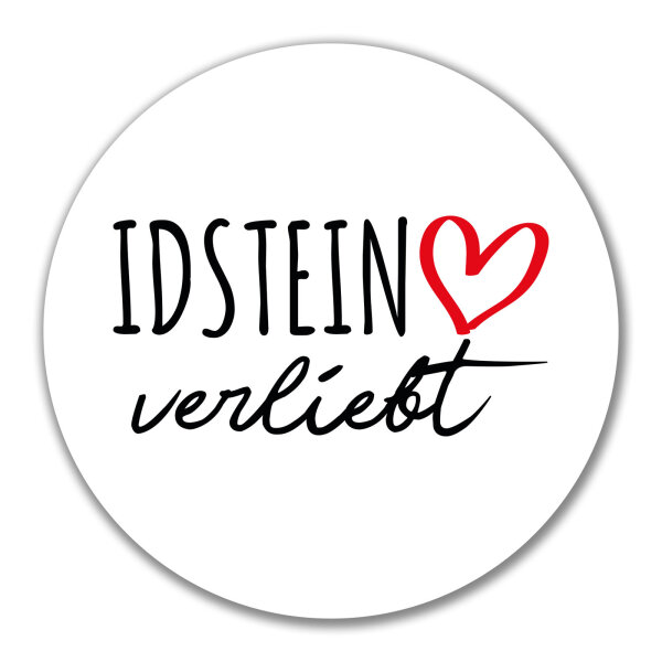 Aufkleber Idstein verliebt 10cm Sticker