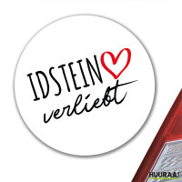 Aufkleber Idstein verliebt 10cm Sticker