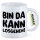 Kaffeetasse Bin da  kann losgehen 330ml