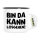 Emaille Tasse Bin da  kann losgehen 300ml Vintage