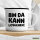 Emaille Tasse Bin da  kann losgehen 300ml Vintage