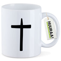 Kaffeetasse Kreuz Christentum 330ml