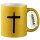 Glitzertasse Kreuz Christentum 330ml