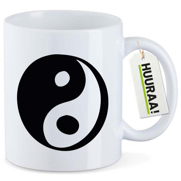 Kaffeetasse Yin und Yang Taoismus 330ml