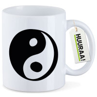 Kaffeetasse Yin und Yang Taoismus 330ml