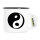 Emaille Tasse Yin und Yang Taoismus 300ml Vintage Emaille Becher