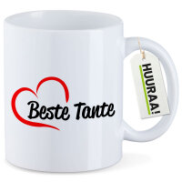 Kaffeetasse Beste Tante Herz 330ml