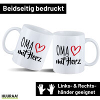 Kaffeetasse Oma mit Herz 330ml