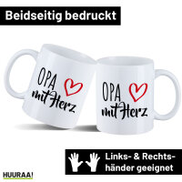 Kaffeetasse Opa mit Herz 330ml