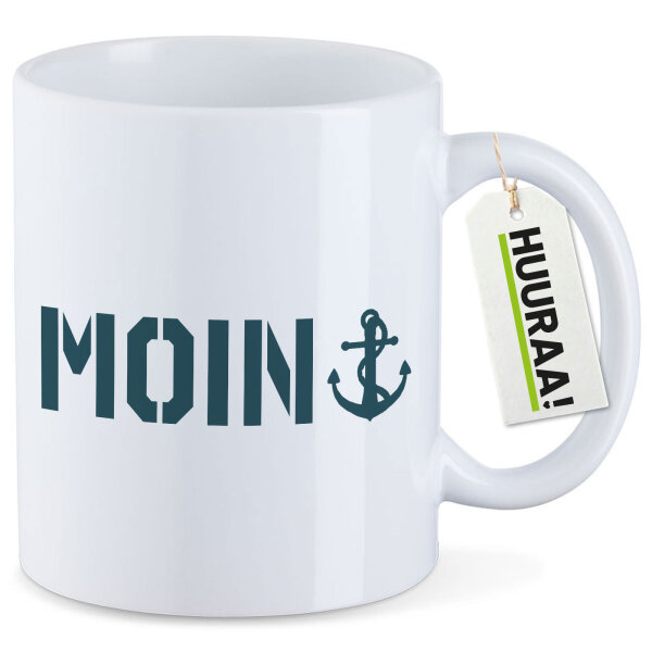 Kaffeetasse Moin Anker 330ml