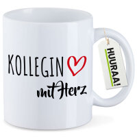 Kaffeetasse Kollegin mit Herz 330ml