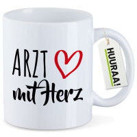 Kaffeetasse Arzt mit Herz 330ml