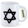 Kaffeetasse Davidstern Judentum 330ml