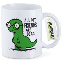 Kaffeetasse All friends are dead T-Rex 330ml