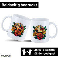 Kaffeetasse Mittelfinger Rosen 330ml