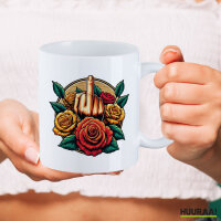 Kaffeetasse Mittelfinger Rosen 330ml