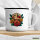 Emaille Tasse Mittelfinger Rosen 300ml Vintage Emaille Becher