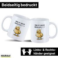 Kaffeetasse Endlich Wochen-Ente Wochenende 330ml