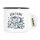 Emaille Tasse Danke Mama Elefanten 300ml Vintage