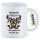 Kaffeetasse Weihnachtsstress Rentier 330ml
