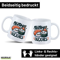 Kaffeetasse Sushi Buddies Sushirollen 330ml