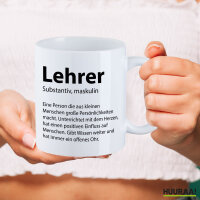 Kaffeetasse Lehrer Definition 330ml
