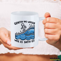 Kaffeetasse Genitiv ins Wasser Dativ ist 330ml
