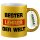 Glitzertasse Bester Lehrer der Welt 330ml