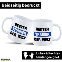 Kaffeetasse Bester Trainer der Welt 330ml