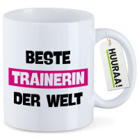 Kaffeetasse Beste Trainerin der Welt 330ml