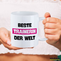 Kaffeetasse Beste Trainerin der Welt 330ml