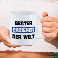 Kaffeetasse Bester Erzieher der Welt 330ml