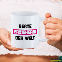 Kaffeetasse Beste Erzieherin der Welt 330ml
