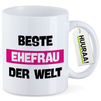 Kaffeetasse Beste Ehefrau der Welt 330ml