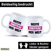 Kaffeetasse Beste Ehefrau der Welt 330ml