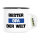 Emaille Tasse Bester Opa der Welt 300ml Vintage