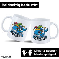 Kaffeetasse Karnewal Karneval Wal 330ml