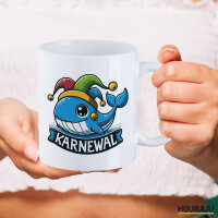 Kaffeetasse Karnewal Karneval Wal 330ml