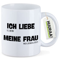 Kaffeetasse Liebe es wenn meine Frau mich zocken lässt 330ml