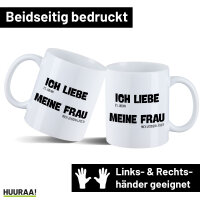 Kaffeetasse Liebe es wenn meine Frau mich zocken lässt 330ml