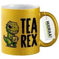 Glitzertasse Tea Rex Dinosaurier 330ml