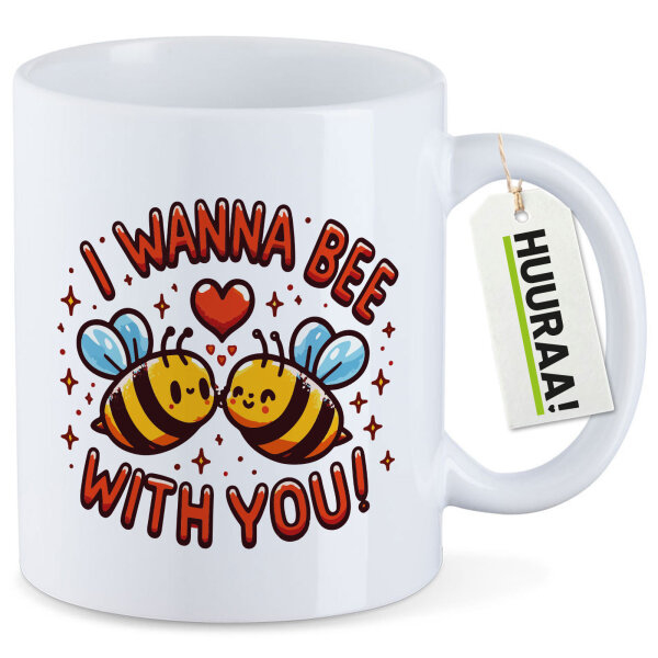 Kaffeetasse Wanna Bee with you. Bienen 330ml