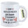 Kaffeetasse Du weißt zu viel. Müssen für immer Freunde bleiben. 330ml