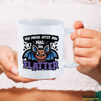 Kaffeetasse Ich mach jetzt die Flatter Fledermaus 330ml