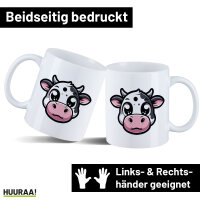 Kaffeetasse Comic Kuh Kälbchen 330ml