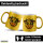 Glitzertasse Comic Kuh Kälbchen 330ml