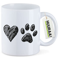 Kaffeetasse Herz Tapse 330ml