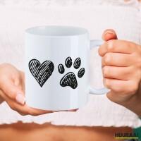 Kaffeetasse Herz Tapse 330ml